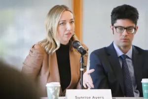 Sunrise Ayers talking about groups most likely to be targets of fraud.