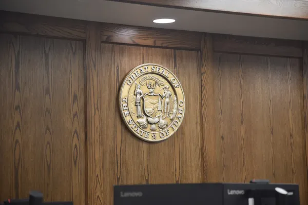 Idaho State Seal in Courtroom